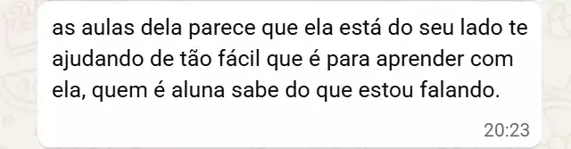 Depoimento de aluna 4