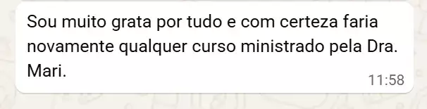 Depoimento de aluna 8